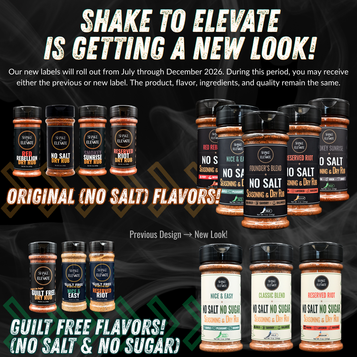 Shake to Elevate Red Rebellion Ghost Pepper No Salt Seasoning