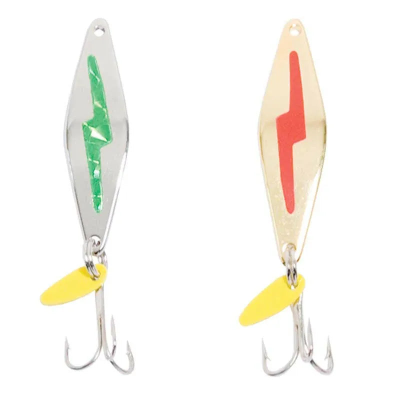 Swedish Pimple Do-Jigger 1/3oz jigging lures Orange & Chartreuse Flash