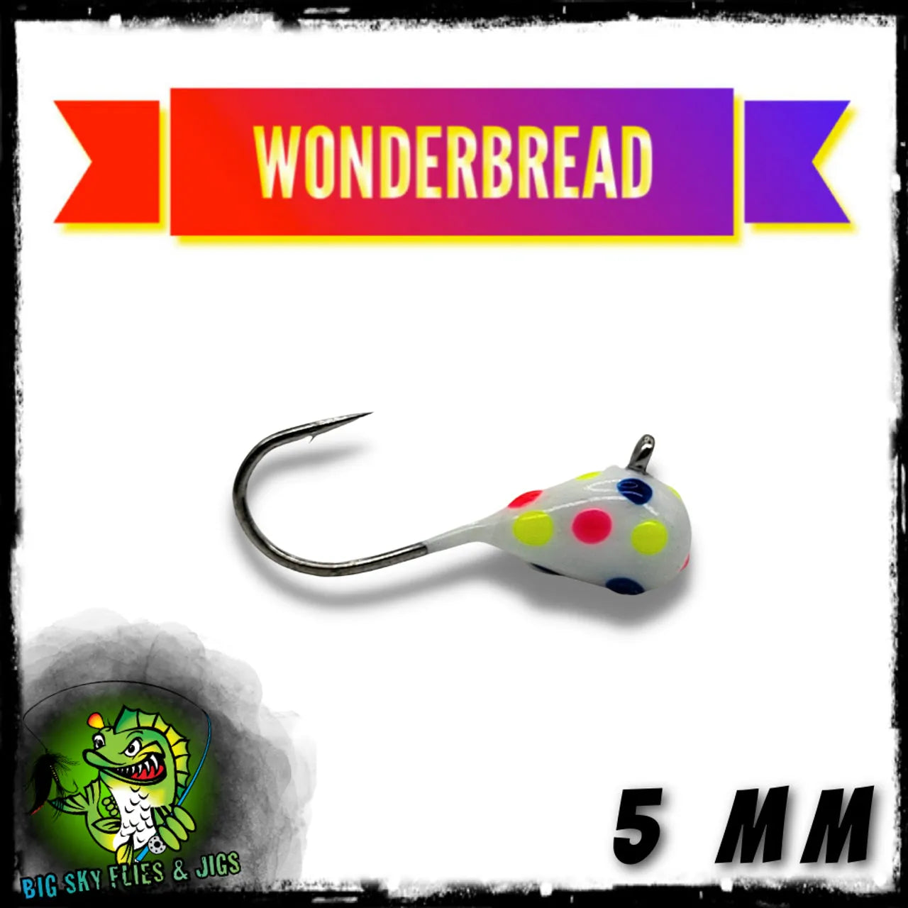 Big Sky 5mm (1/16oz) Tungsten Jigs 2pk Wonderbread