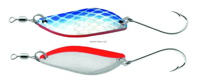 Gibbs Koho Spoon #35, 3/8oz 10g, Blue Scale Fire Orange