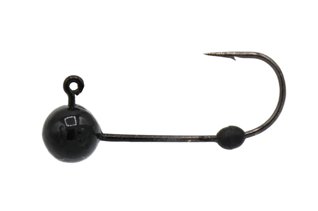 Euro-Tackle Tungsten Finesse Jig Heads 3/pk 1/16oz Black