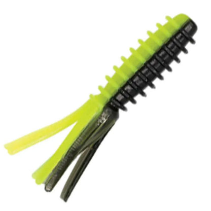 Euro-Tackle Eurotube Finesse Baits 1.75" 8/PACK Black Hi-Viz