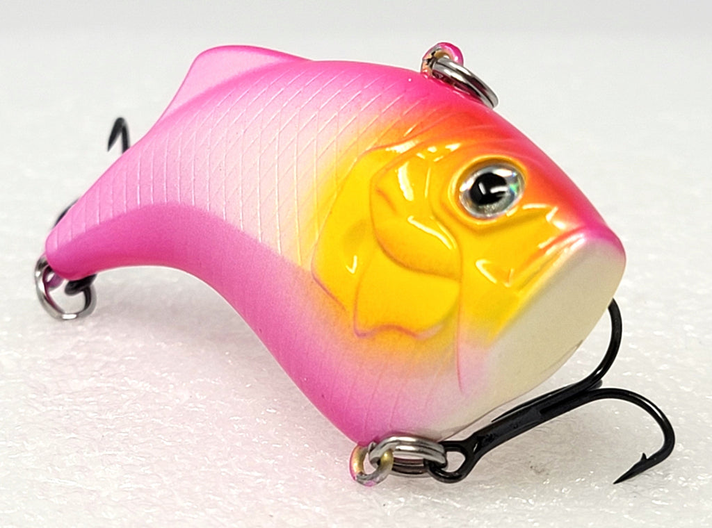 High Caliber Lures Rattle Bait - Pink Flare Shockwave🔥HOT BUY🔥