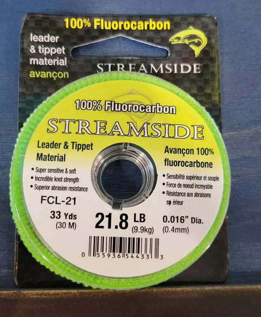 Streamside Fluorocarbon Leader & Tippet Material 21.8lb 30m.