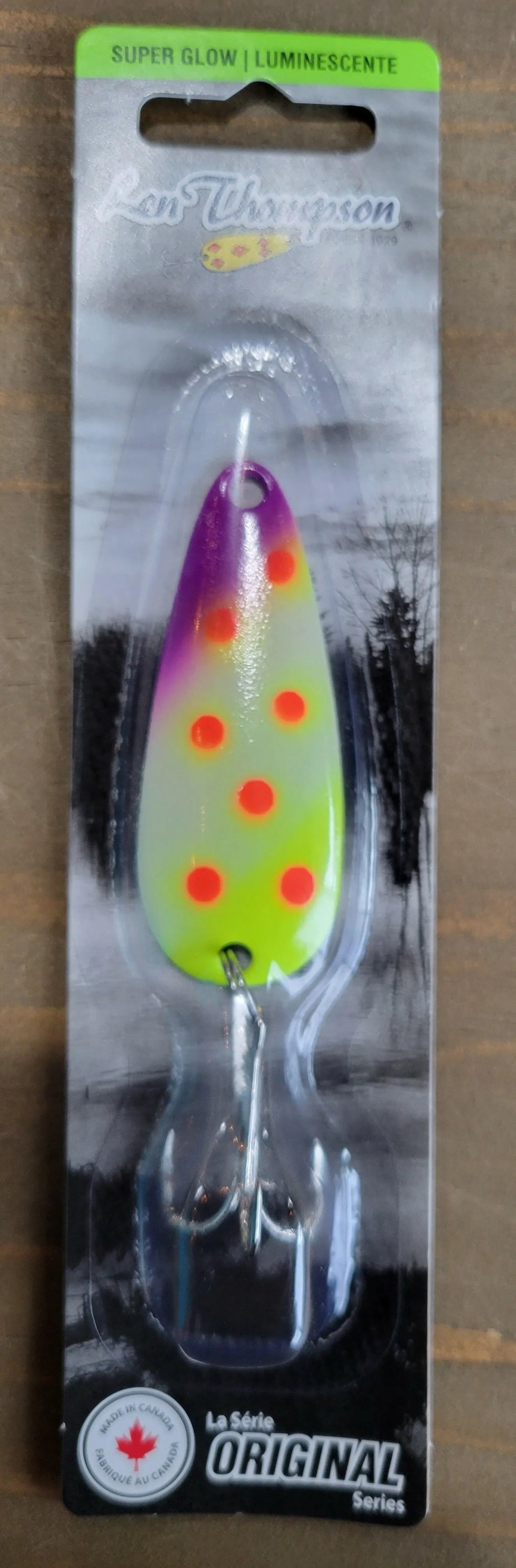 Len Thompson Glowing Fish Pox Spoons in sizes - #8, #00, #1