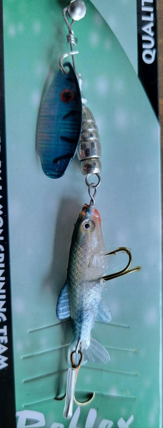 Jaxon Holo-Reflex Spinning Lures Blue