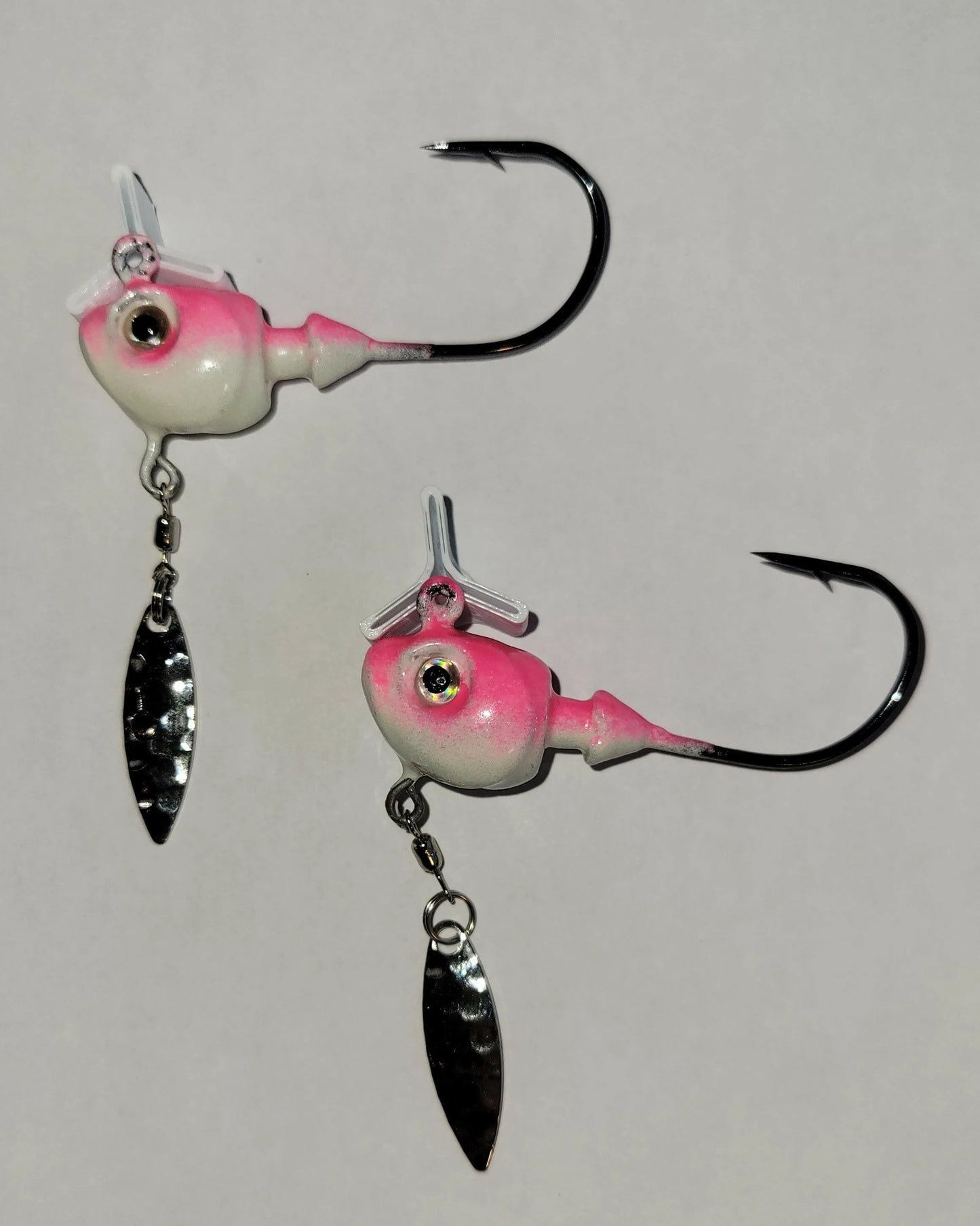 Big Sky Hecla Hammer 1oz Cyclone Flasher Jigs Pink Splash
