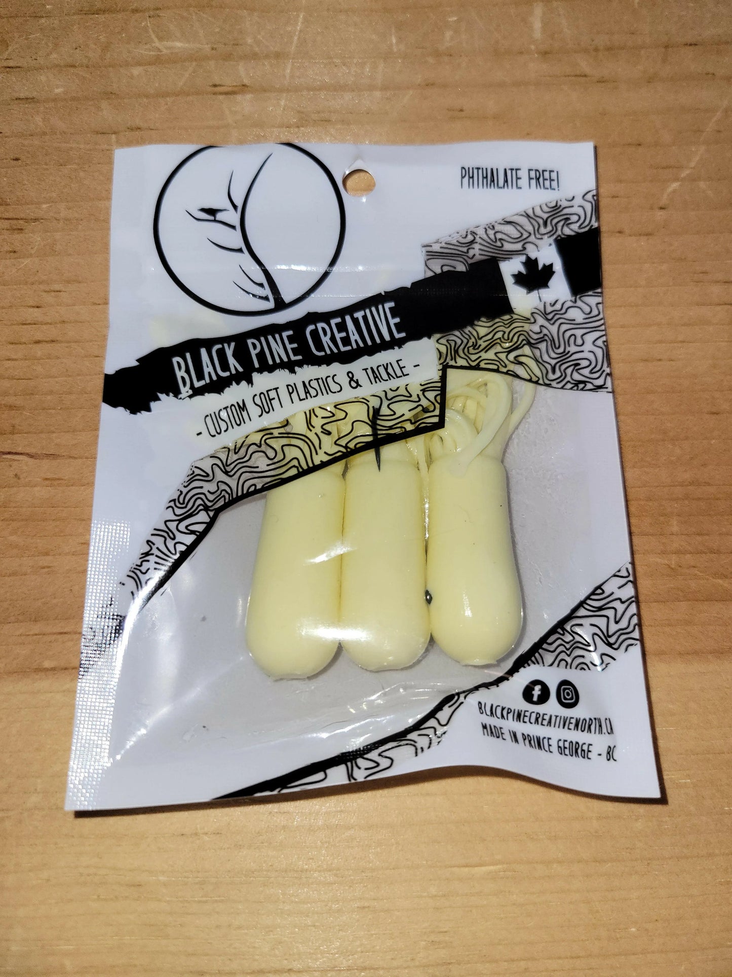 Black Pine 2.75" Tubes 3/pk - Butter