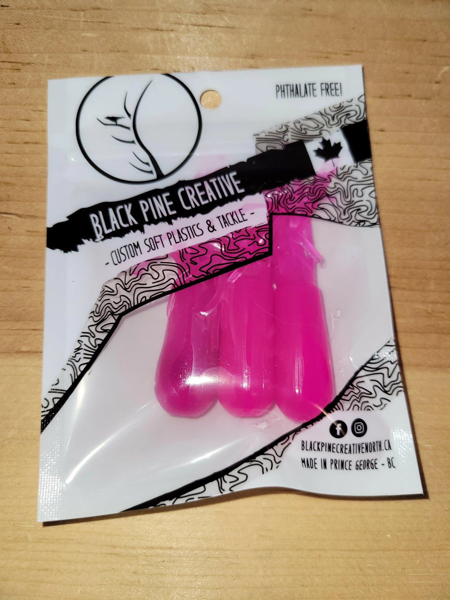 Black Pine 2.75" Tubes 3/pk - Sneaky Pink