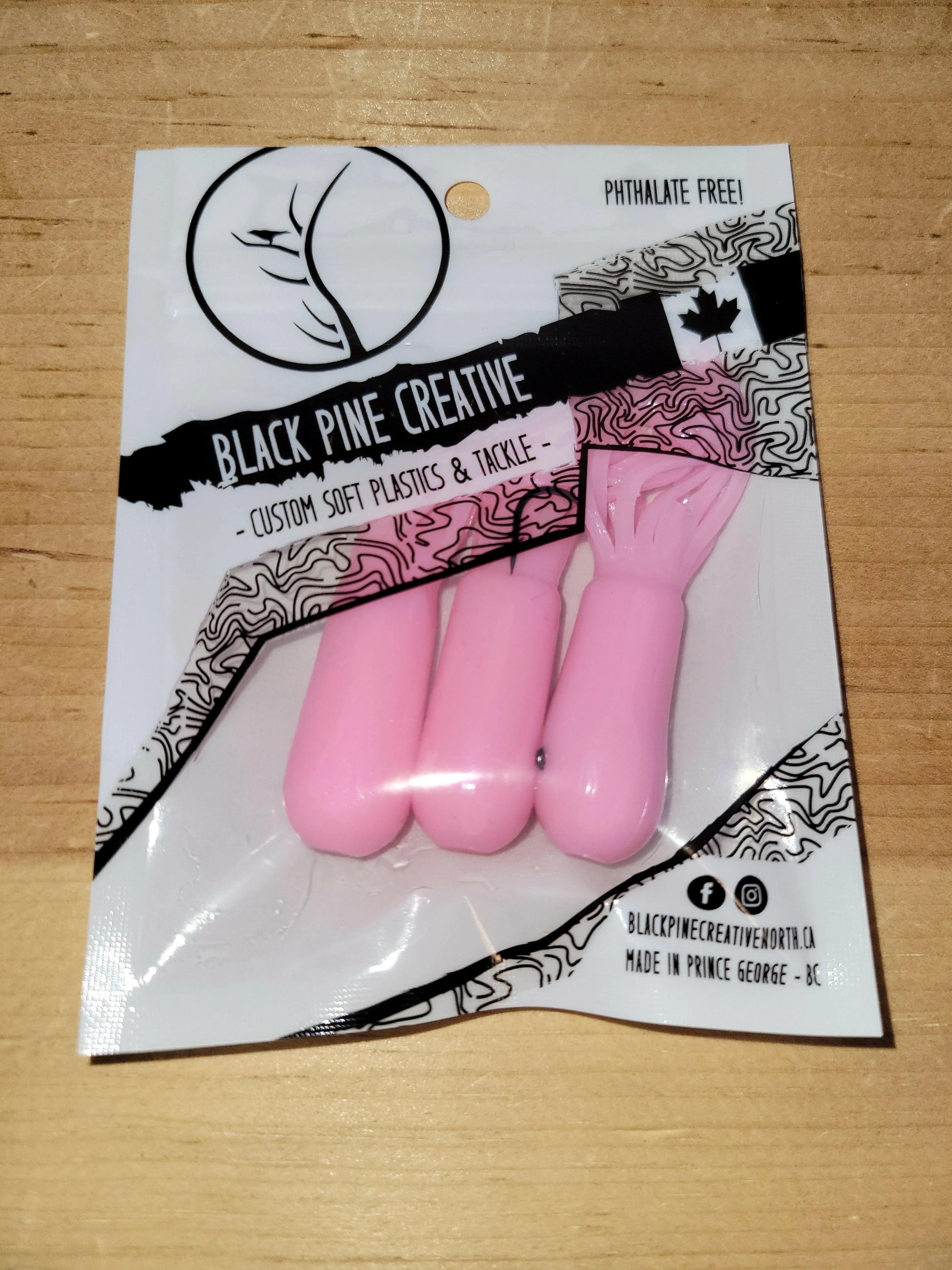 Black Pine 2.75" Tubes 3/pk - Bubble Gum