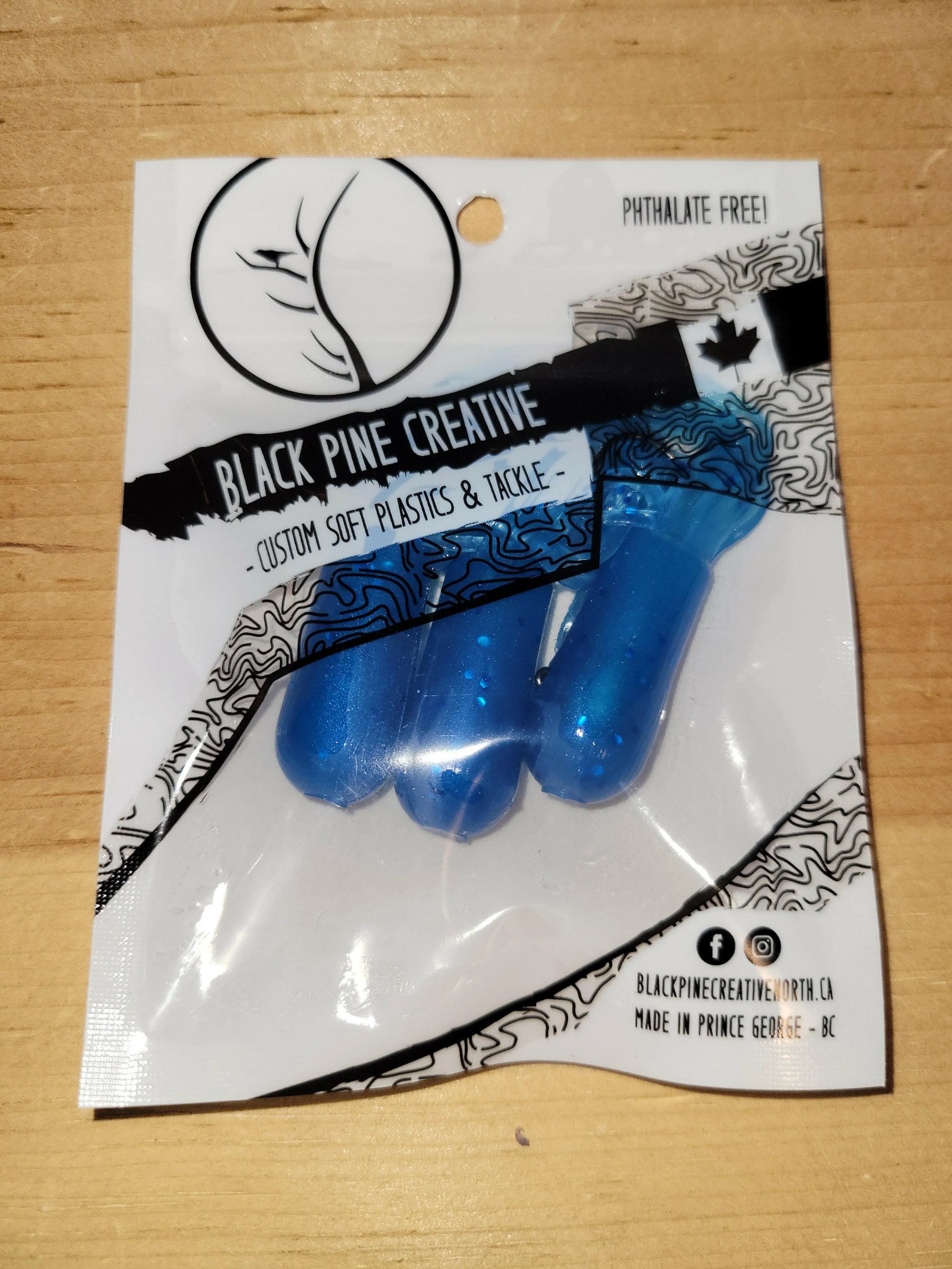 Black Pine 2.75" Tubes 3/pk - Blue