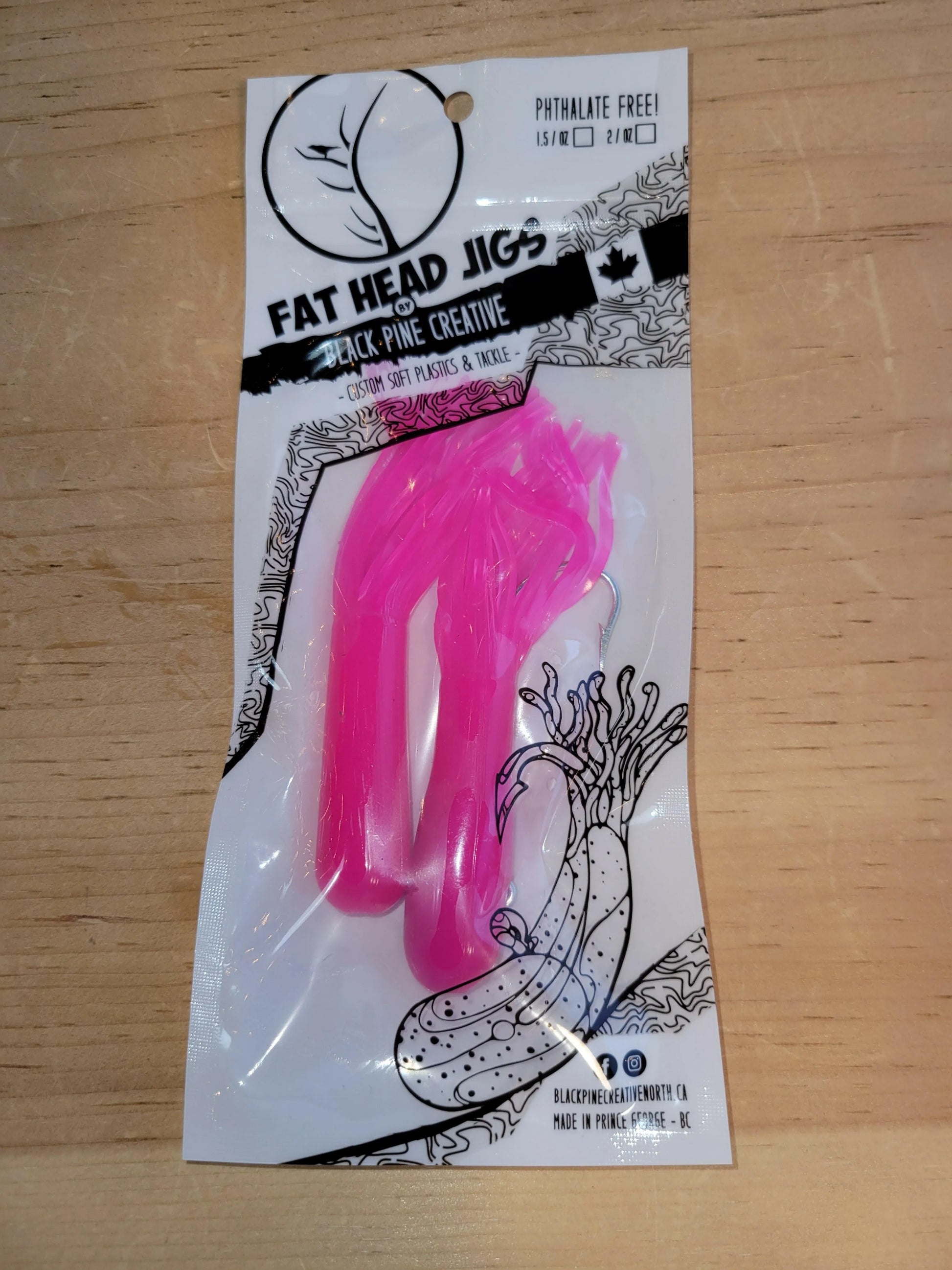 Black Pine 4" Tubes 2/pk - Sneaky Pink