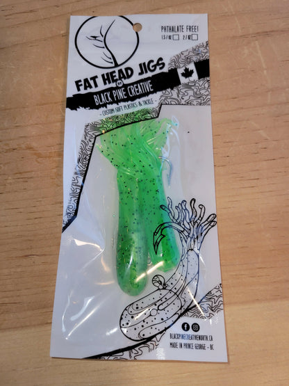 Black Pine 4" Tubes 2/pk - Green w/Flecks