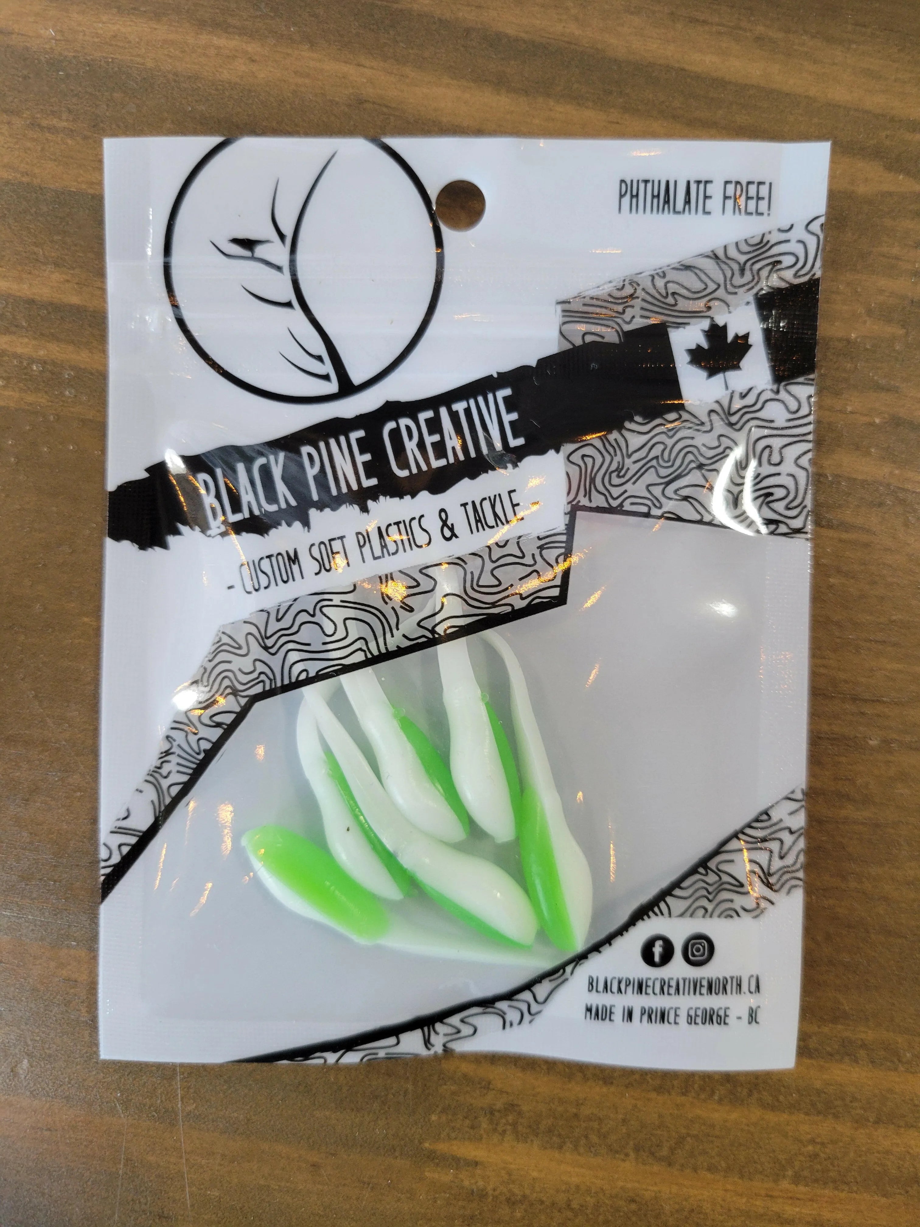 Black Pine Creative 1-1/2" Basic Minnow 6/pk - Key Lime Pie