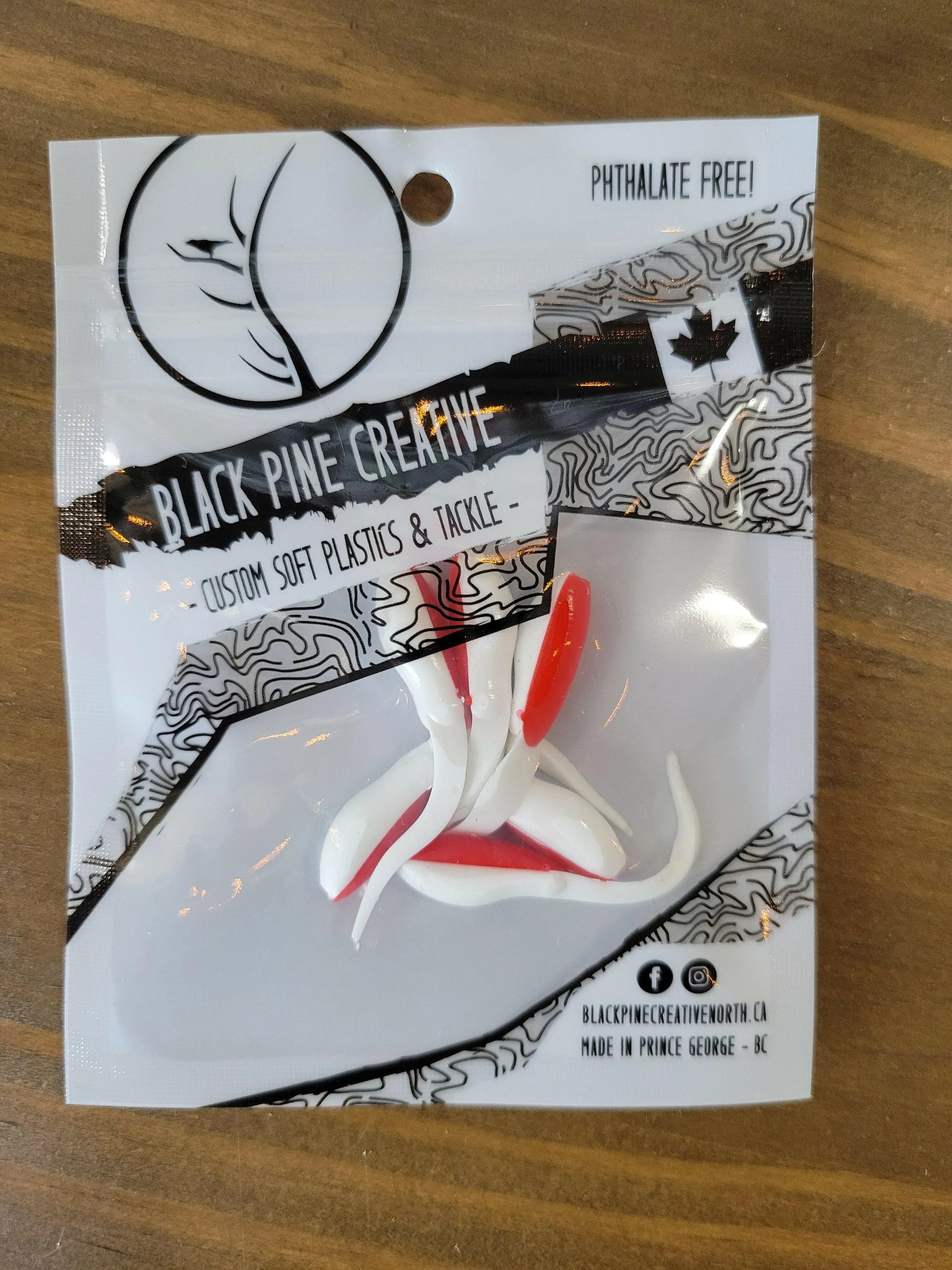 Black Pine Creative 1-1/2" Basic Minnow 6/pk - Cherry Crush