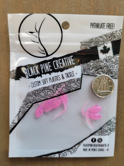 Black Pine Creative 1" MINI Minnow 6/pk - Bubble Gum