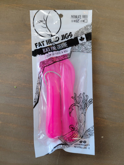 Black Pine Creative 5" Tube Jigs - Sneaky Pink