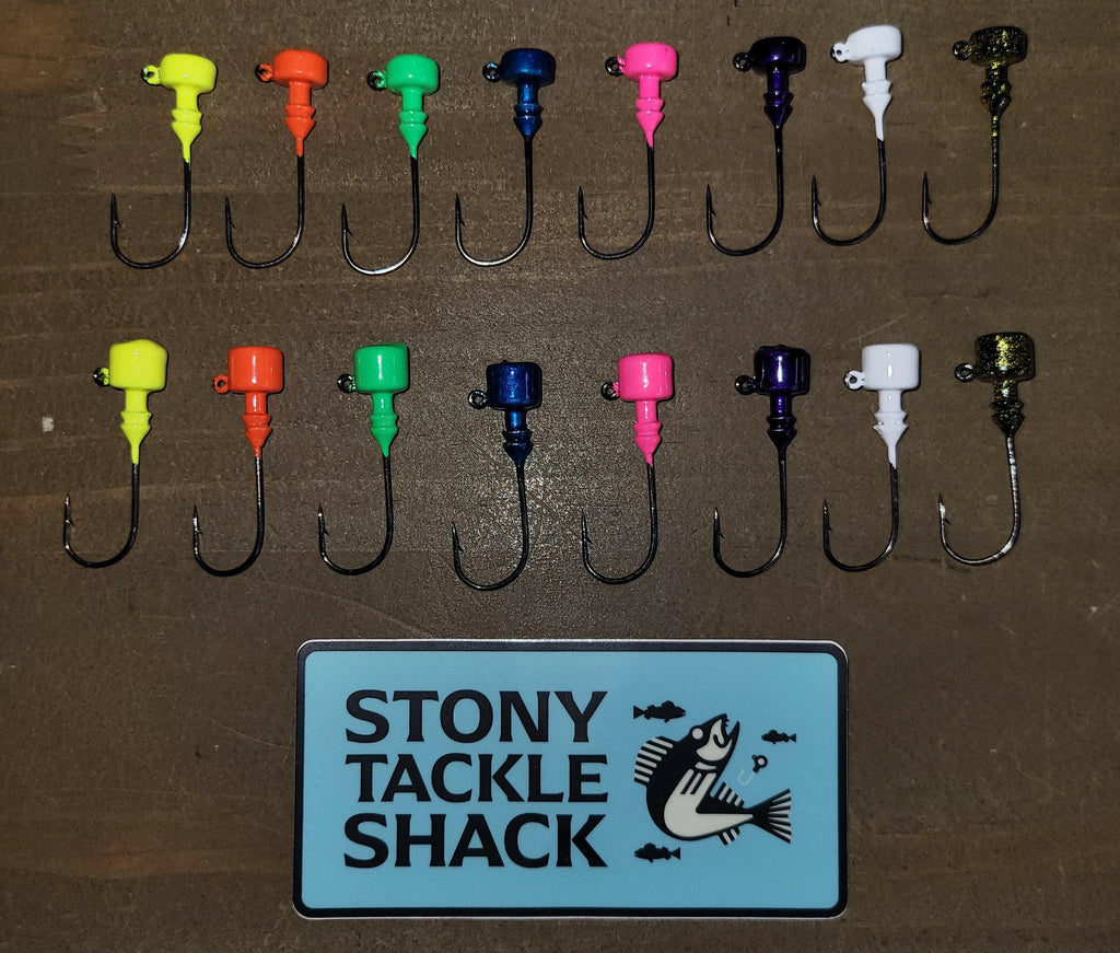 Big Sky 3/16oz Ned Head Jigs 4/pk - Assorted Colors
