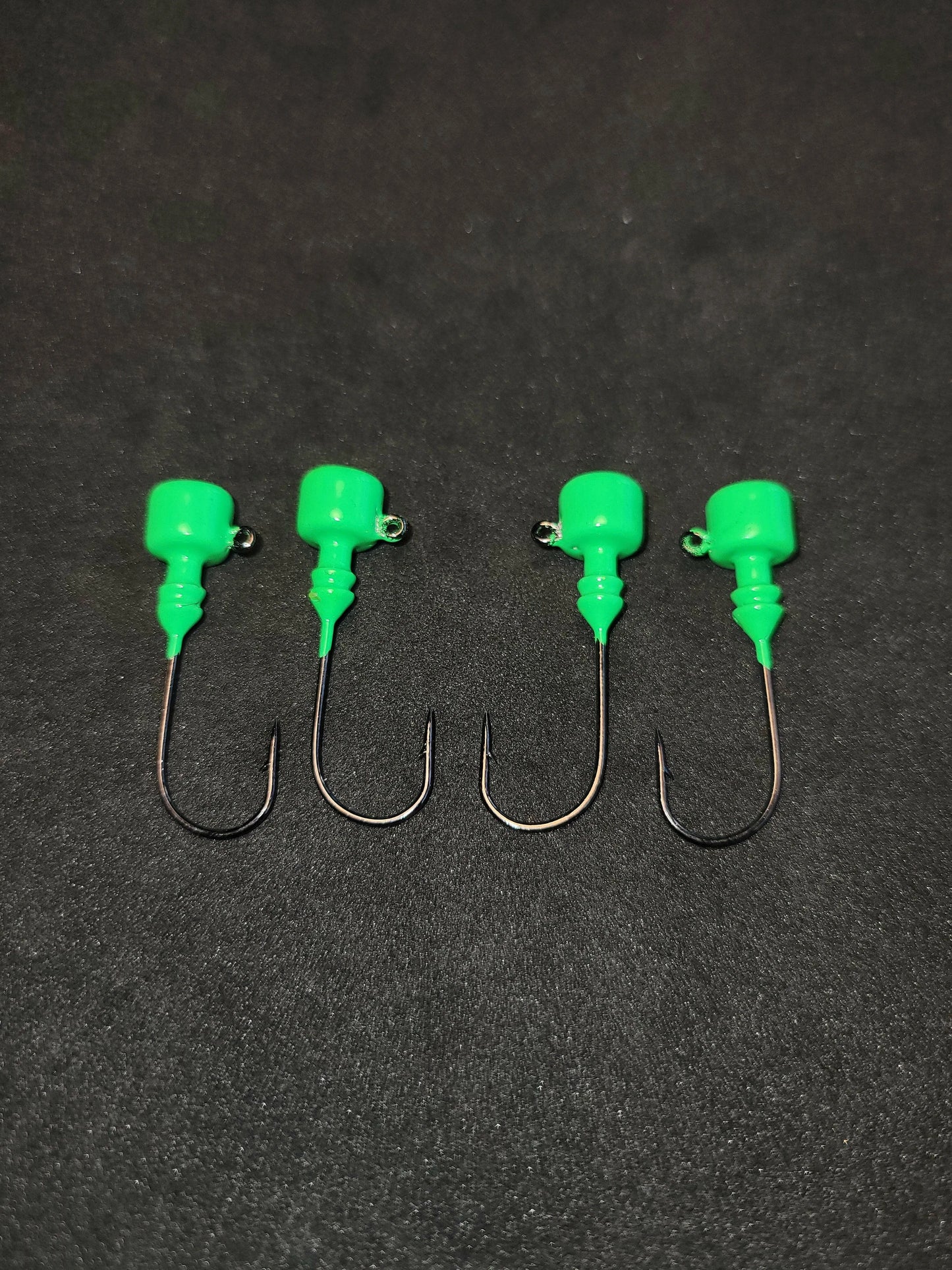 Big Sky 1/8oz Ned Head Jigs - Fluorescent Green
