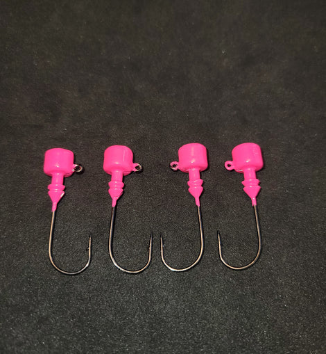 Big Sky 1/8oz Ned Head Jigs - Pink