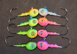 Big Sky 3/8oz Snake Eye Jigs - 8pc set