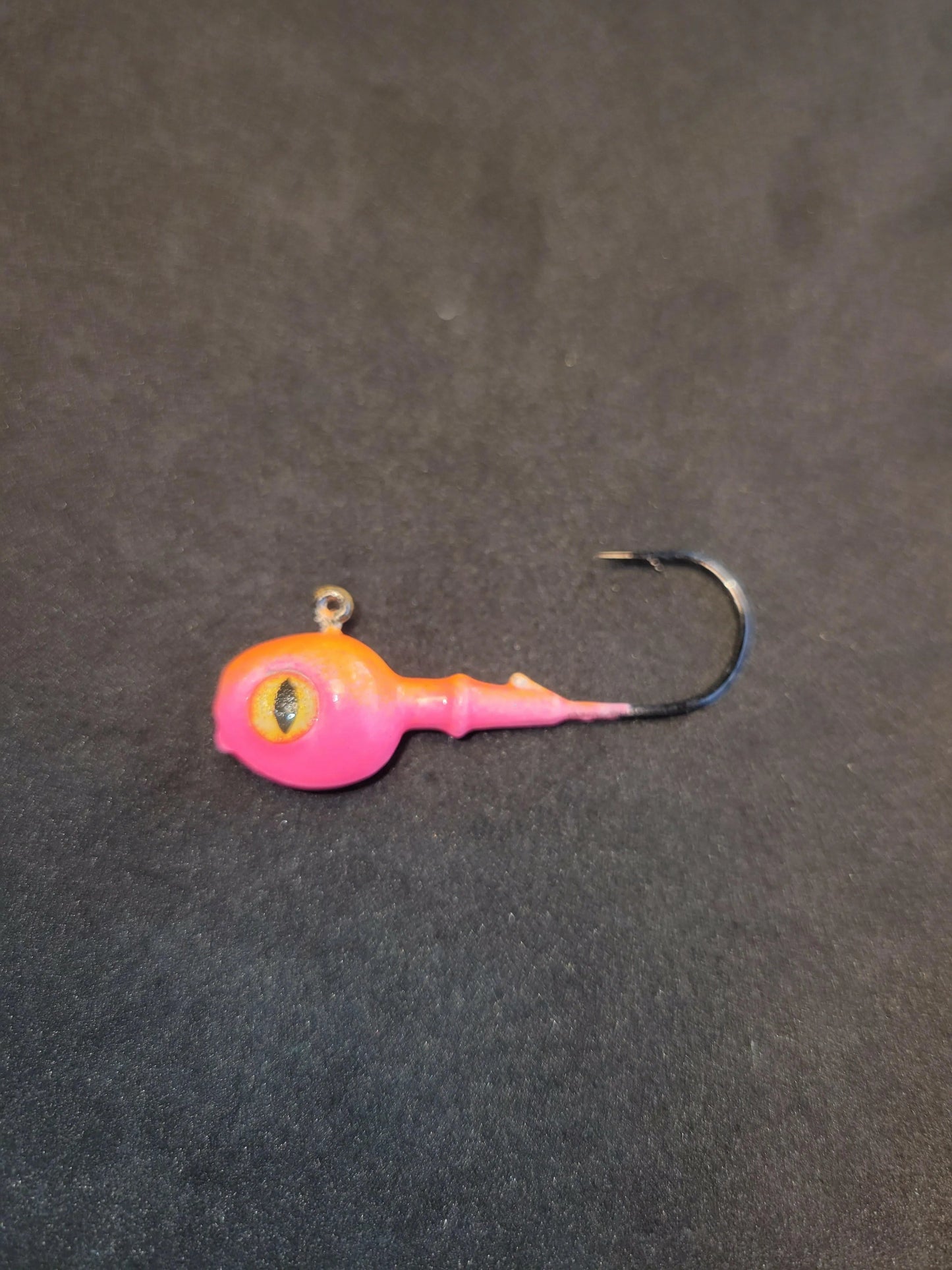 Big Sky 3/8oz Snake Eye Jigs - Orange Top/Pink Bottom