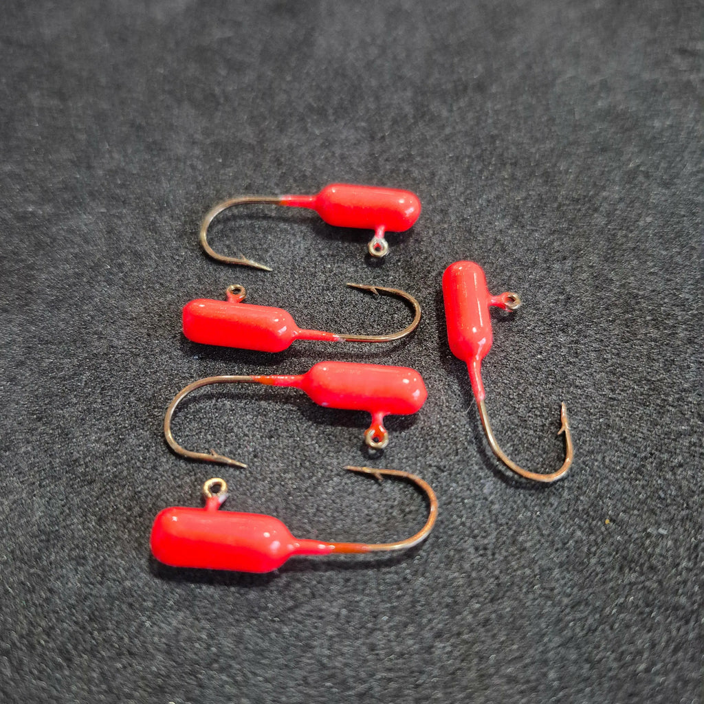 Big Sky 1/16oz Tic Tac Jigs 6/pk Fire Red