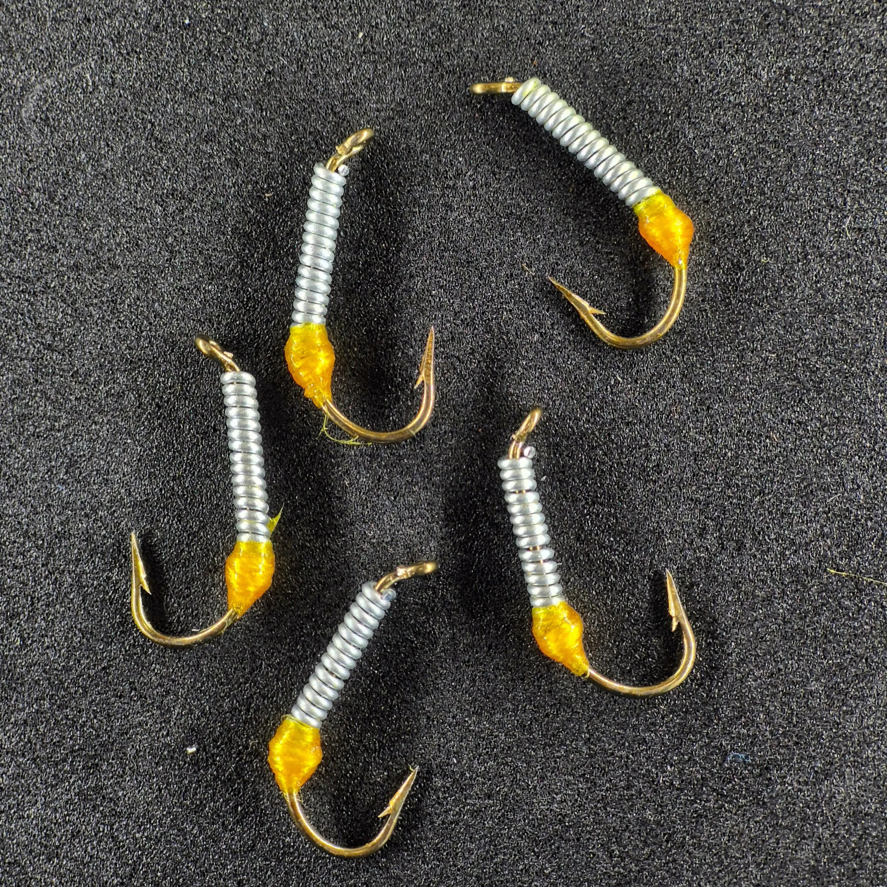 #6 Silver with Yellow Bottom