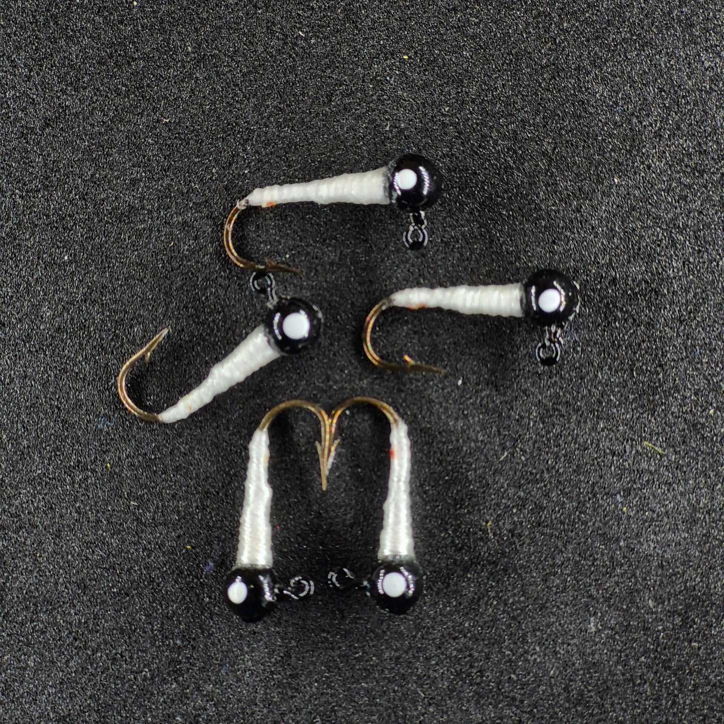 #8 White with Black Jig Head