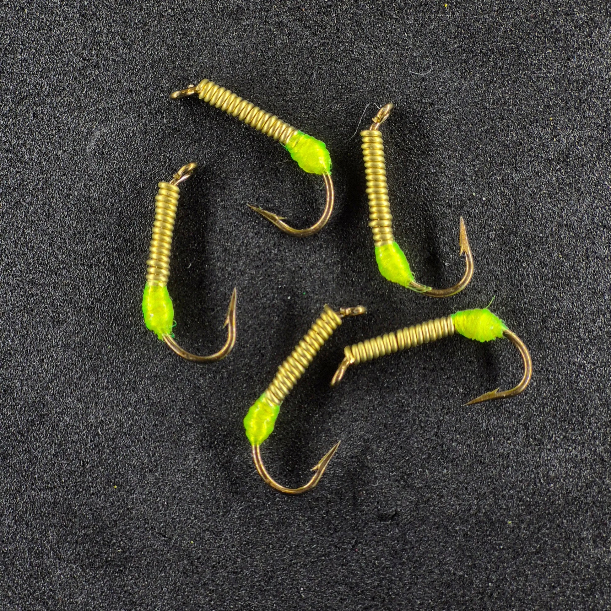 #6 Brass with Chartreuse Bottom