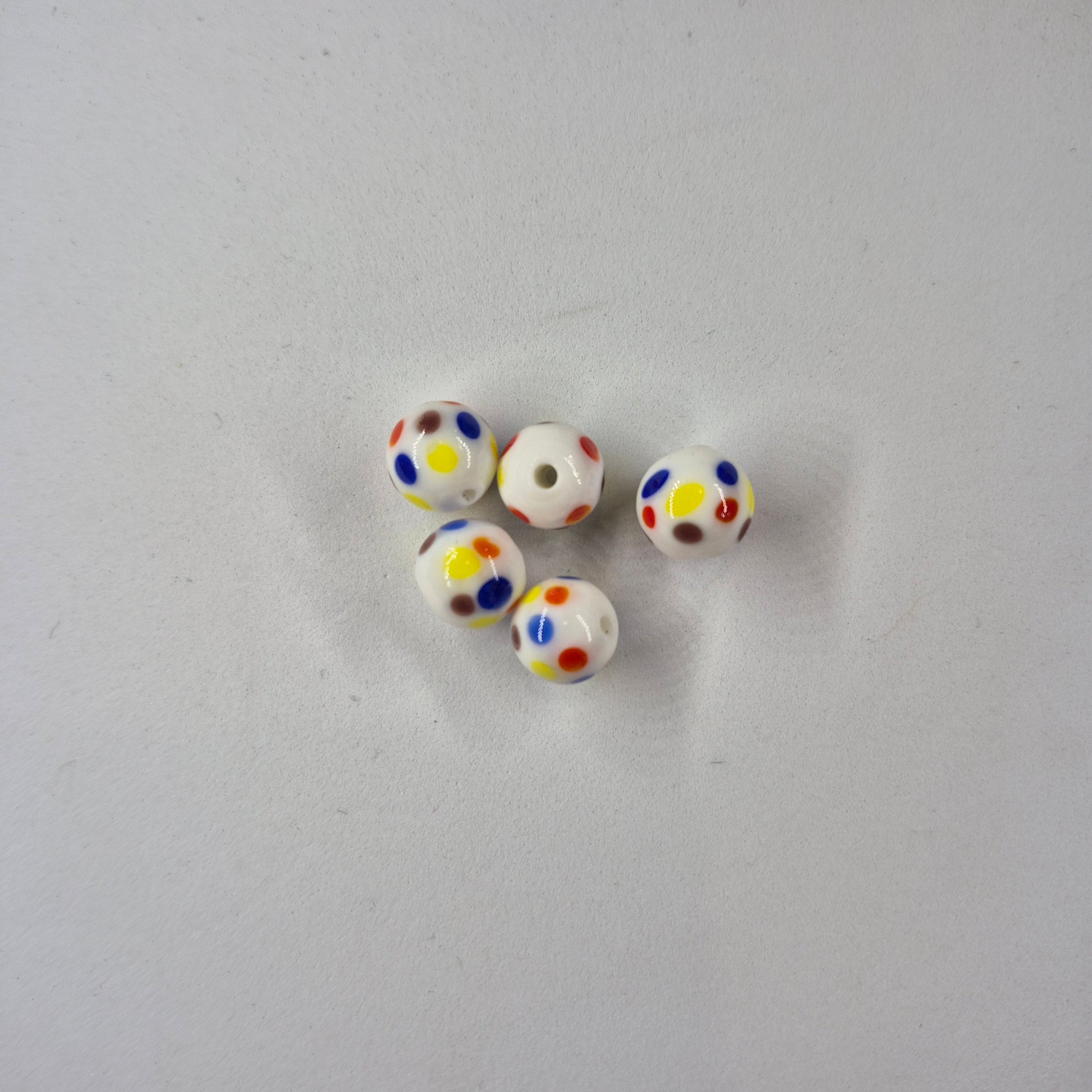 Wonderbread Glass Fishing Bead #1