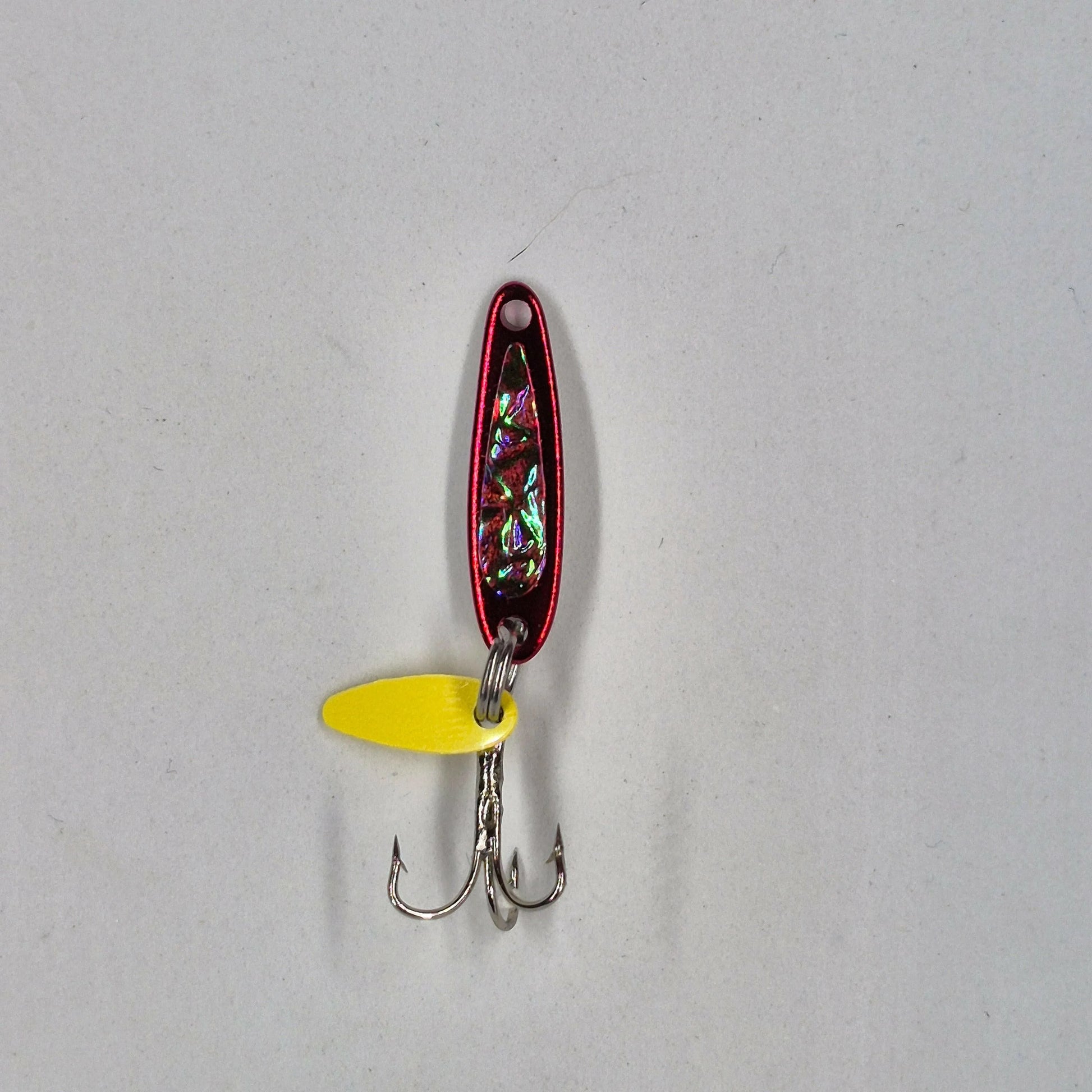 Swedish Pimple #3 Jigging Lures 1/5oz Red ice