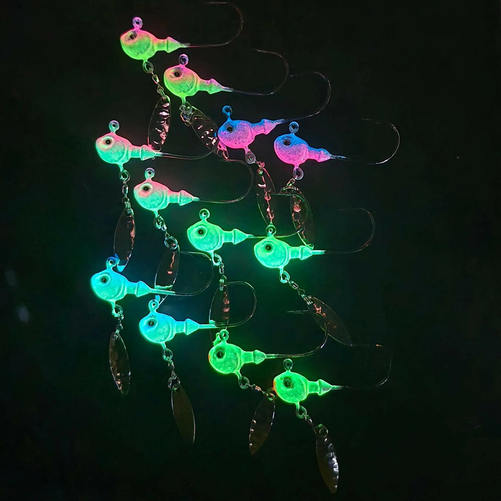 Kryptonite glow hecla hammer jigs
