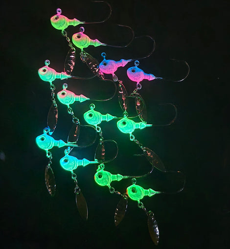 Kryptonite glow hecla hammer jigs