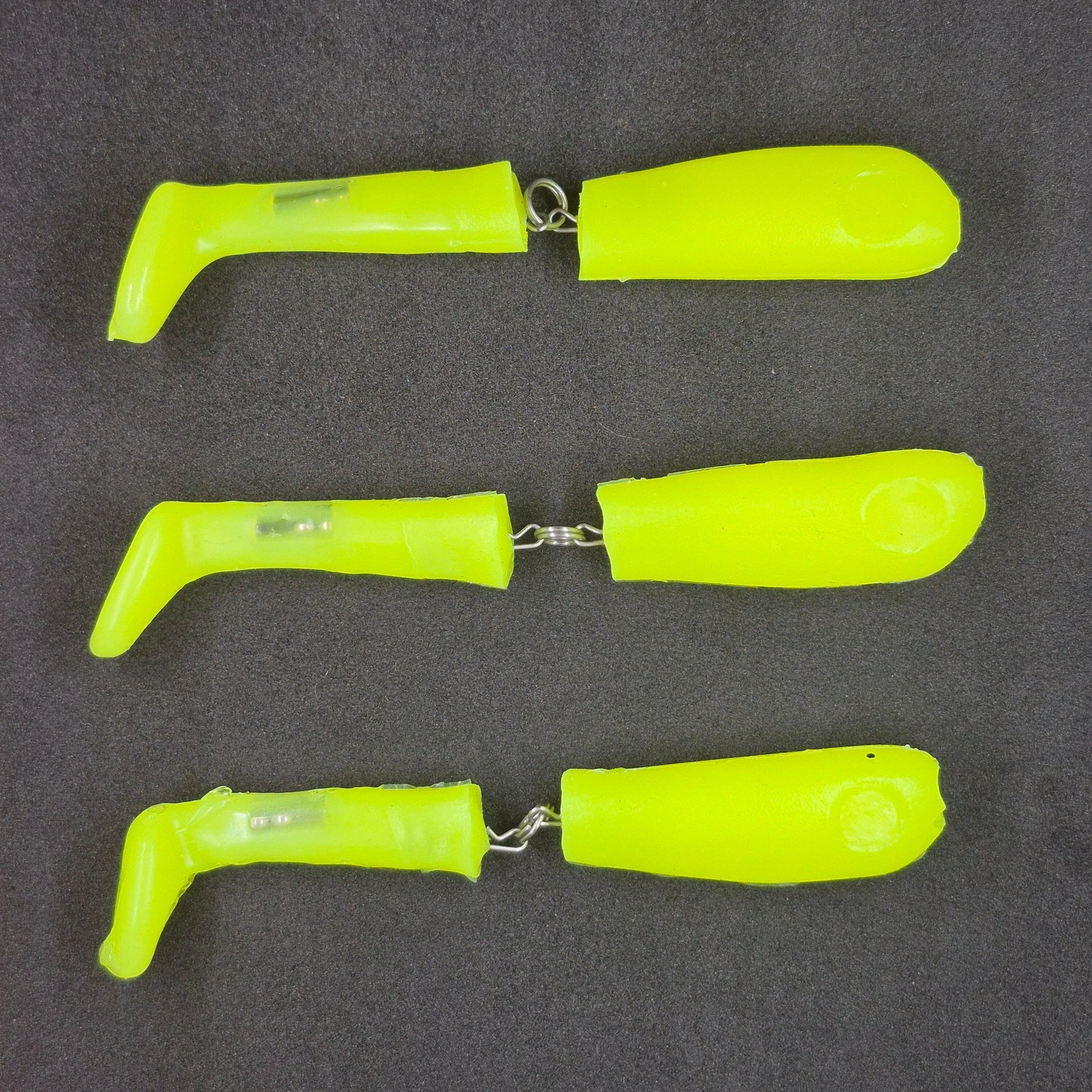 Hitch & Fish Jointed Rattle Swim Baits Chartreuse
