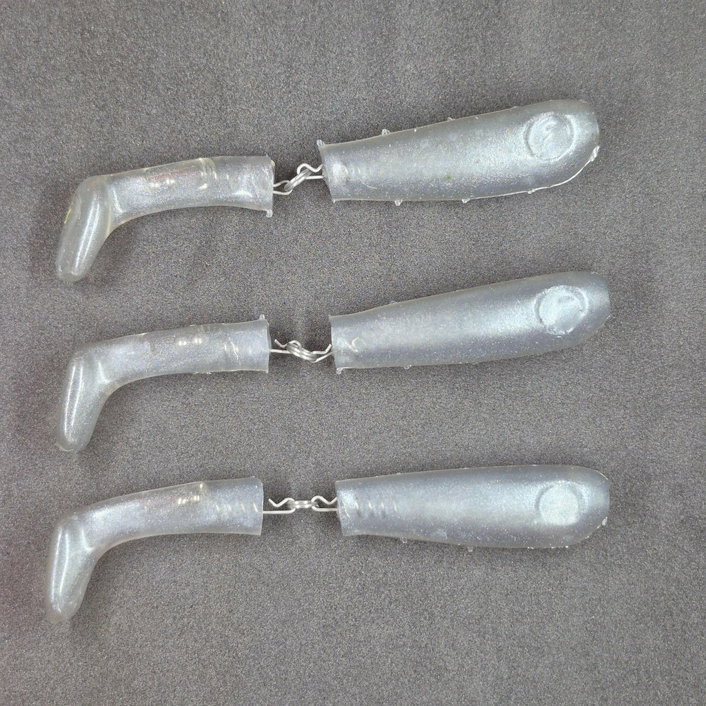 Hitch & Fish Jointed Rattle Swim Baits Silver