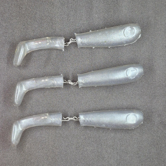 Hitch & Fish Jointed Rattle Swim Baits Silver