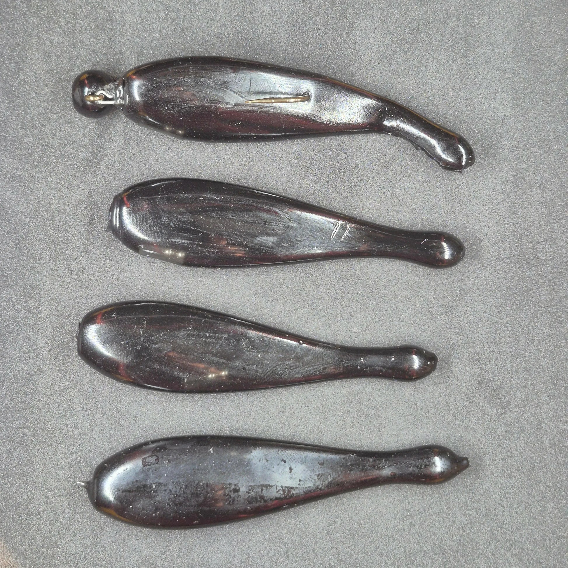 Hitch & Fish Rattle Leeches Black