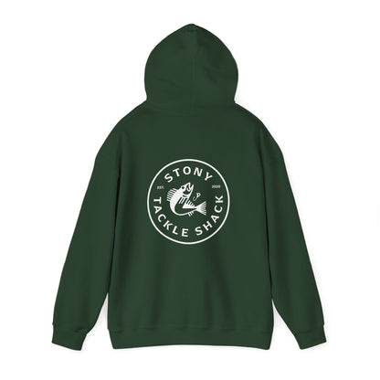 Stony Tackle Shack Hoodie, Unisex Heavy Blend Sweatshirt, Fishing Apparel, Perfect Gift for Anglers, Cozy Hooded Sweatshirt