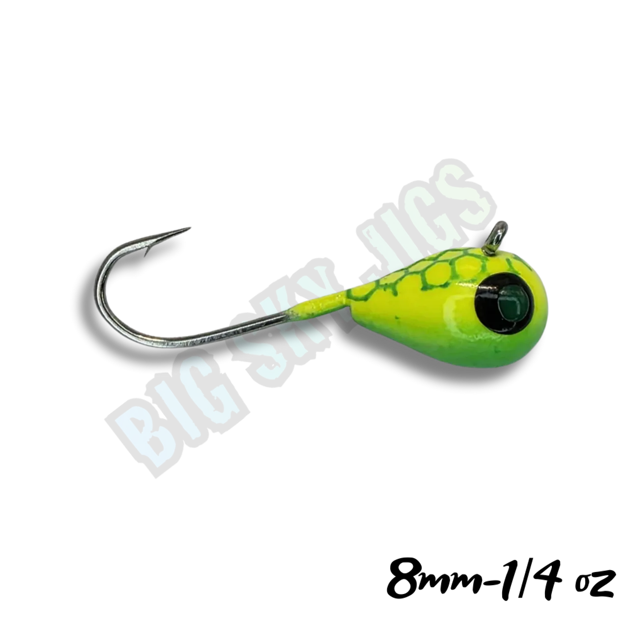 🍁Big Sky Tungsten Jigs 8mm 1/4oz 2/pk