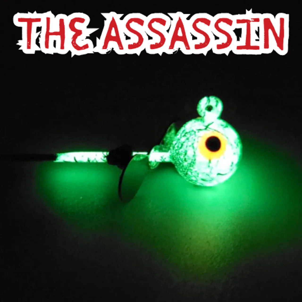 Big Sky 1/4oz Tungsten Chopper Jigs The Assassin Glow