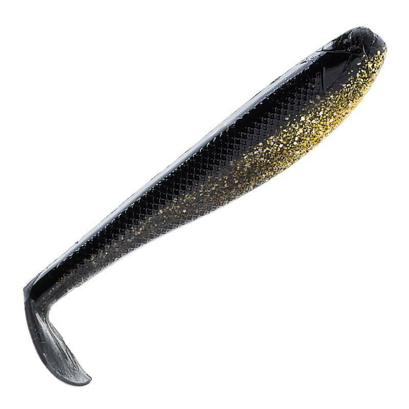 Z-man Swimmerz 4" Paddle Tail Soft Plastic Bait 6/pk Gold Rush