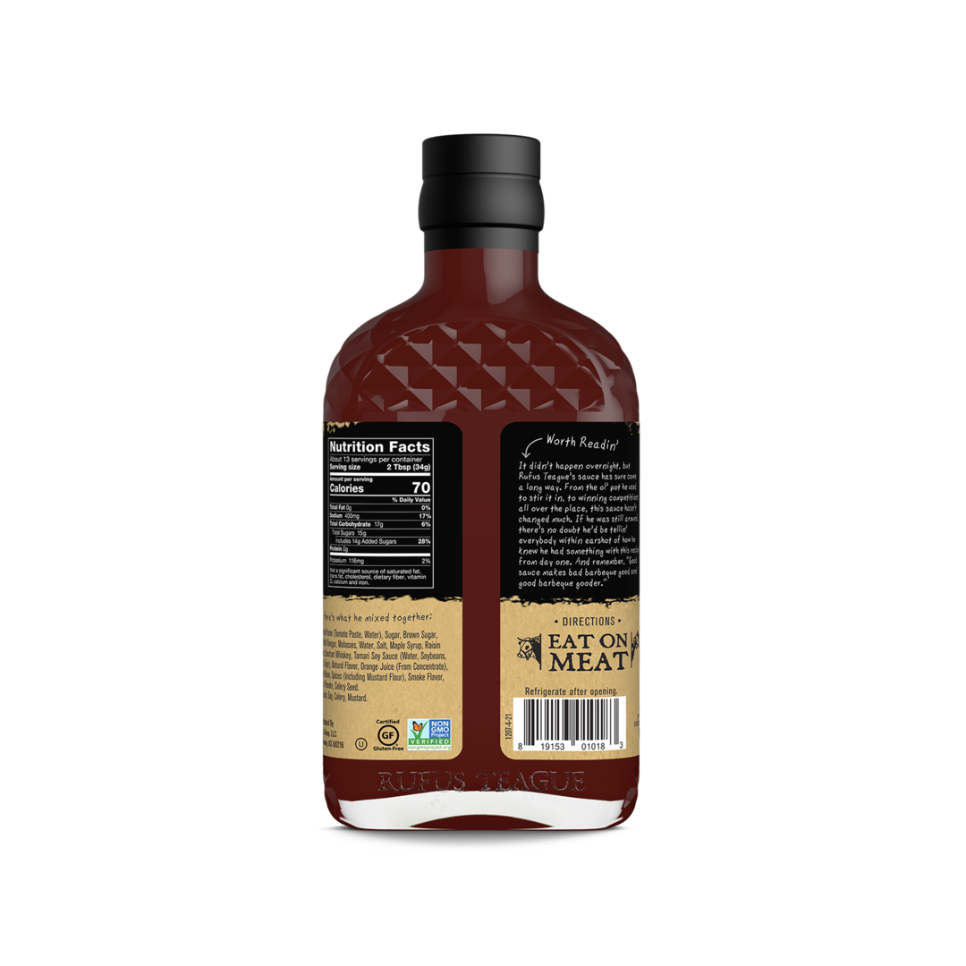 Rufus Teague Whiskey Maple BBQ Sauce