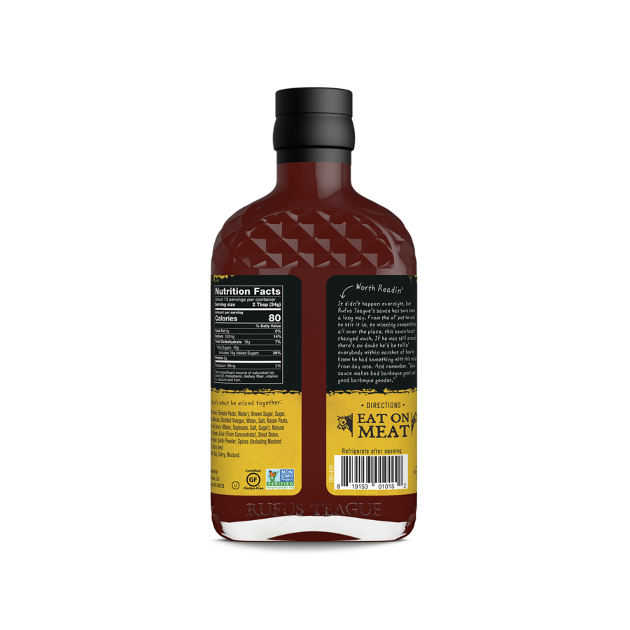 Rufus Teague Honey Sweet BBQ Sauce