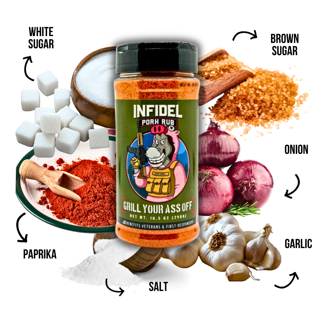 Grill Your Ass Off - Infidel Pork Rub