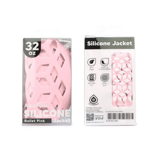 AquaFlask 32oz Silicone Sleeve – Durable, Non-Slip & Shock-Absorbing Bottle Cover