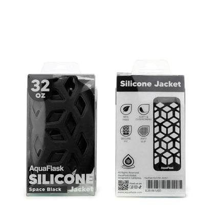 AquaFlask 32oz Silicone Sleeve – Durable, Non-Slip & Shock-Absorbing Bottle Cover