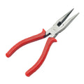 Red Handle Fishing Pliers on white background