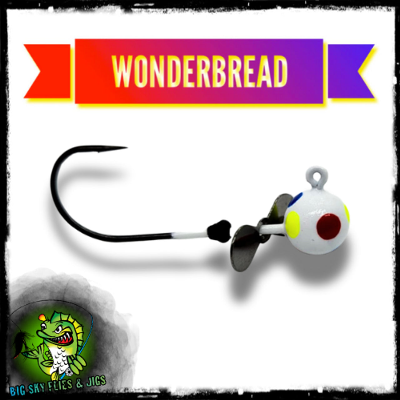 Big Sky 1/4oz Tungsten Chopper Jigs Wonderbread