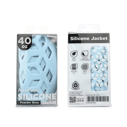 AquaFlask 40oz Silicone Sleeve – Durable, Non-Slip & Stylish Bottle Protector